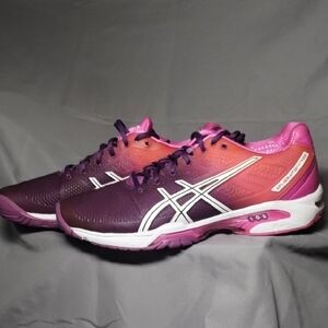 ASICS Women's Purple and Pink Athletic Shoes